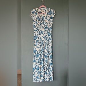 Soma Empire Waist Maxi Dress – Ultra-Flattering, Stretch Jersey, Shelf Bra, L-XL